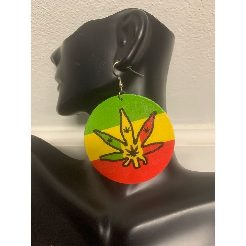 Weed Statement Earrings 